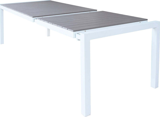 LOIS---set-tavolo-in-alluminio-cm-162/242x100x74-h-con-4-sedute-Bianco-Milani-Home