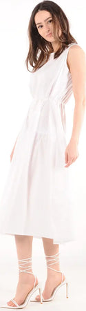 LOKITA | Abito lungo in popeline Moda/Donna/Abbigliamento/Vestiti/Lavoro You Store - Messina, Commerciovirtuoso.it
