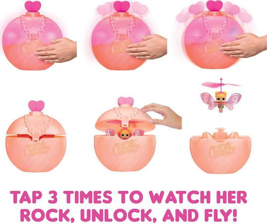 Lol-Surprise-Magic-Flyers-Flutter-Star-Lol-Surprise-Magic-Flyers---Flutter-Star---Bambola-Volante-Guidata-A-Mano-Età:-6+-Anni-Mga