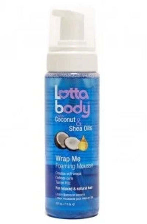 LOTTABODY COCONUT & SHEA OILS WRAP ME FOAMING MOUSSE 7oz LOTION PER CAPELLI