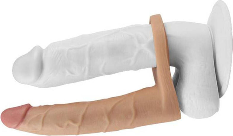 Lovetoy Dildo Fallo Realistico Aggiuntivo Per Doppia Penetrazione 18 cm Salute e cura della persona/Erotismo e contraccezione/Sex toys/Anelli fallici e vibranti Kondorama - Martinsicuro, Commerciovirtuoso.it