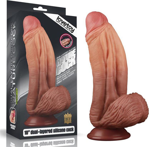 Lovetoy Dildo Gigante Mostruoso Pene Artificiale In Silicone con ventosa a Doppio Strato Fallo Iperrealistico Con Vene Stimolanti 25,4 Cm Salute e cura della persona/Erotismo e contraccezione/Sex toys/Dildo/Dildo realistici Kondorama - Martinsicuro, Commerciovirtuoso.it