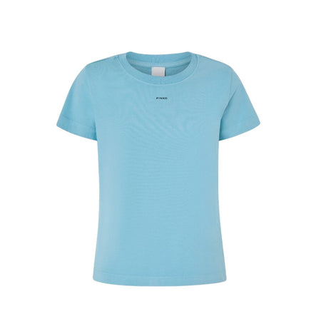 Pinko t-shirt donna pinko - basico t-shirt jersey old - blu da donna