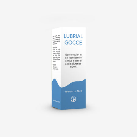 Lubrial Gocce Oculari 0,3% 10 Ml Lubrificanti Lenitive con Acido Ialuronico