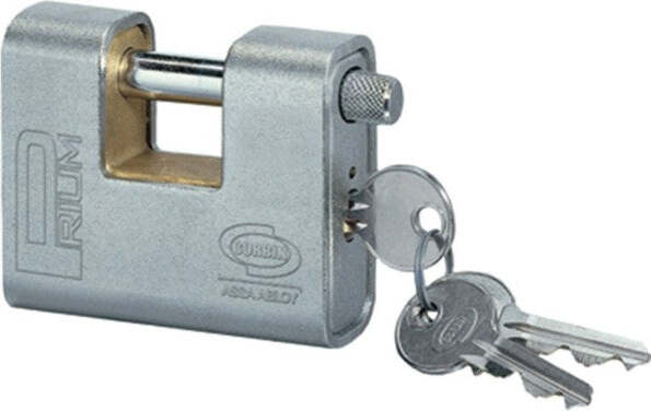 Lucchetto Corazzato Per Serrande Di Tipo Pesante A Baionetta Corbin Assa Abloy Fai da te/Sicurezza e protezione/Lucchetti e cerniere/Lucchetti con chiave Trade Shop italia - Napoli, Commerciovirtuoso.it