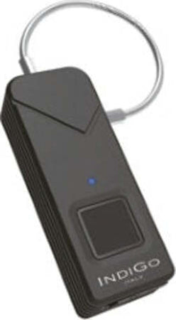 Lucchetto Indico Lock2 - con impronta digitale - Mediacom Fai da te/Sicurezza e protezione/Lucchetti e cerniere/Lucchetti con chiave Eurocartuccia - Pavullo, Commerciovirtuoso.it