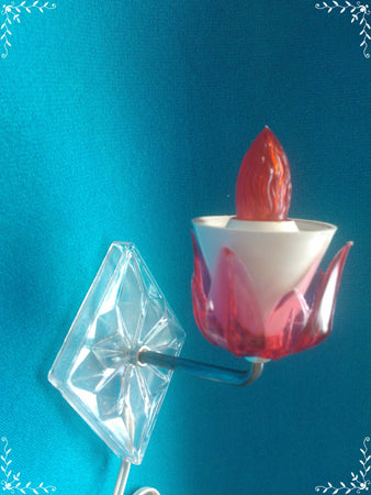 LUCCIOLA BRACCETTO A NEON CON CAVO E SPINA 230V.
