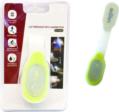 Luce-A-Molletta-Tascabile-Sport-Bici-Torcia-Tipo-Magnetico-Resistente-Dt-2050