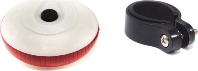 Luce-Faretto-5-Led-Bici-Bicicletta-Posteriore-Visibilità-Notte-Sera-A-Batterie