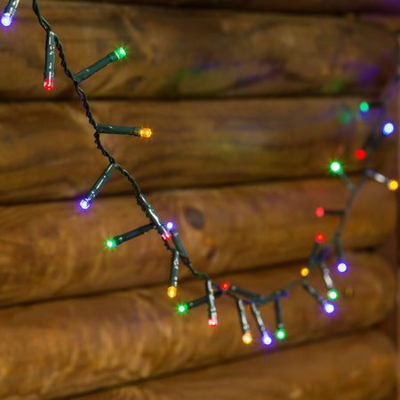 Luci di natale catena a batteria da 20 led 5 mm multicolor con cavo nero Casa e cucina/Decorazioni per interni/Addobbi e decorazioni per ricorrenze/Decorazioni natalizie/Luci natalizie/Catene luminose per interni MagiediNatale.it - Altamura, Commerciovirtuoso.it