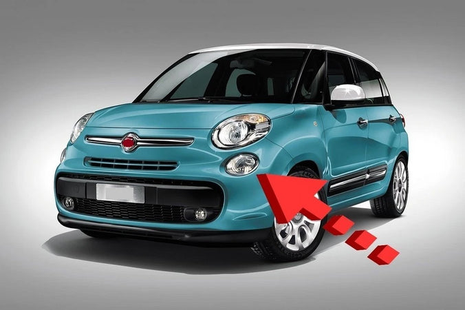 2 LUCI FIAT 500L 2017 LED DIURNE KIT DRL T20 W21/5W 7443 36 LED CANBUS NO ERRORE BIANCO GHIACCIO 6000K