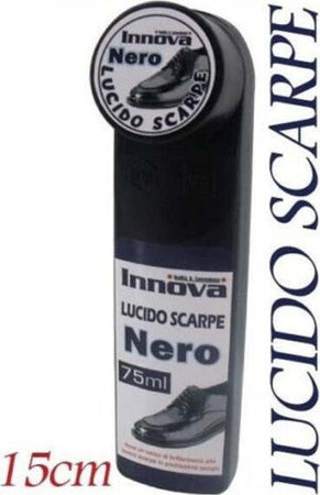 Lucida-Scarpe-Nero-75ml-Con-Crema-Pulizia-Calzature-Uomo-Donna-Lucido