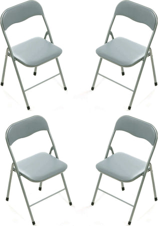 LUCIE---set-di-4-sedie-pieghevoli-Grigio-Milani-Home