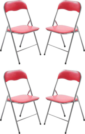 LUCIE---set-di-4-sedie-pieghevoli-Rosso-Milani-Home