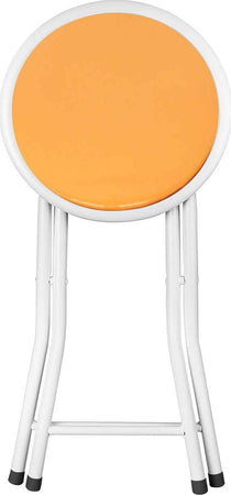 LUCIE---sgabello-pieghevole-salvaspazio-Arancione-Milani-Home