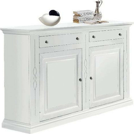 LUCY---credenza-in-legno-177x48x110-con-decoro-Bianco-Milani-Home