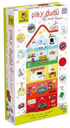 Ludattica Play Dudù up And Down La Mia Casa Costruisci La Tua Casa Colorata Gioco Educativo Multicolore 3-5 Anni