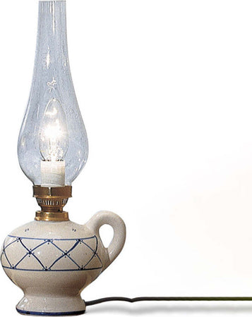 Lumetto-Classico-Pompei-Ceramica-E-Ottone-Satinato-Decorato-1-Luce-E14