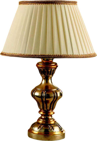 Lumetto-In-Legno-Classico-Argento-Mecca-Con-Paralume-1-Luce-Rondine