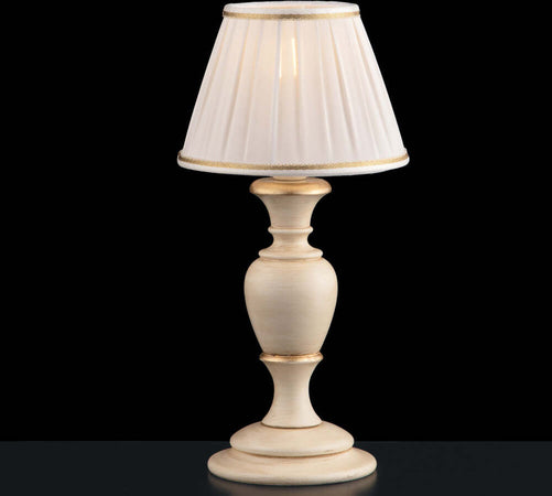 Lumetto-Shabby-Chic-Fiorenza-Avorio-Oro-1-Luce-E14