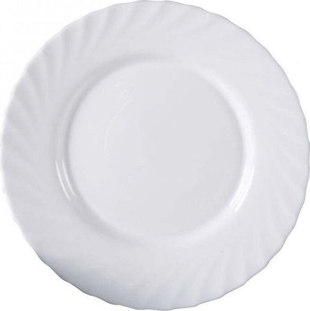 LUMINARC-Piatto-piano-D.-24,5cm-TRIANON-Bianco