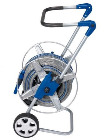 LUX-TOOLS---CARRELLO-AVVOLGITUBO-IN-METALLO-DA-GIARDINO-CON-TUBO-30-MT-ART.-302656