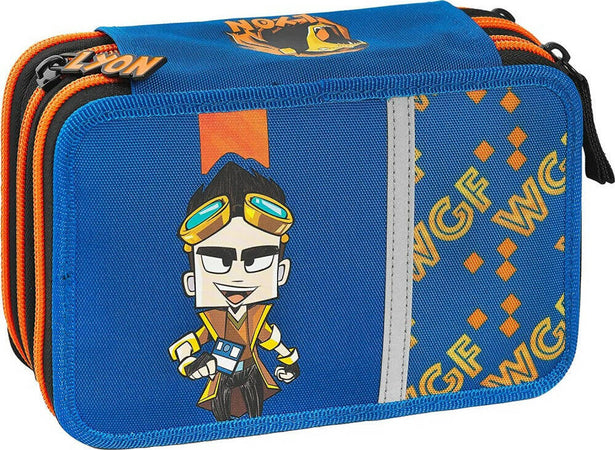 Lyon Gamer - Astuccio Triplo Riempito, 3 Scomparti, 45 Accessori Scuola Cancelleria e prodotti per ufficio/Scuola e materiale didattico/Materiale scolastico/Cartelle e zaini per la scuola/Astucci Cartoleria Deja Vu - Crotone, Commerciovirtuoso.it