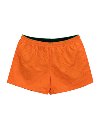 Bottega Veneta Boxer Mare con Motivo Intreccio in Arancione da uomo