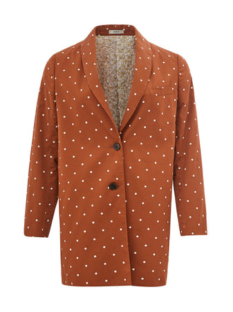 Lardini Giacca Trench a Pois da donna