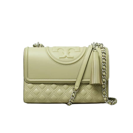 TORY BURCH borse a spalla donna tory burch - fleming conevrtible shoulder bag - verde da donna