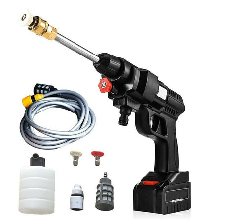 Spruzzatore idropulitrice alta pressione 48v batteria 5600ma tubo 5mt senza fili