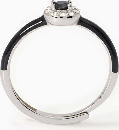 MABINA---Anello-in-argento-con-smalto-nero-e-zrcone-nero-MILANESIENNE