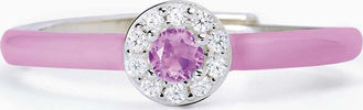 MABINA---Anello-in-argento-con-smalto-rosa-e-zircone-rosa-MILANESIENNE