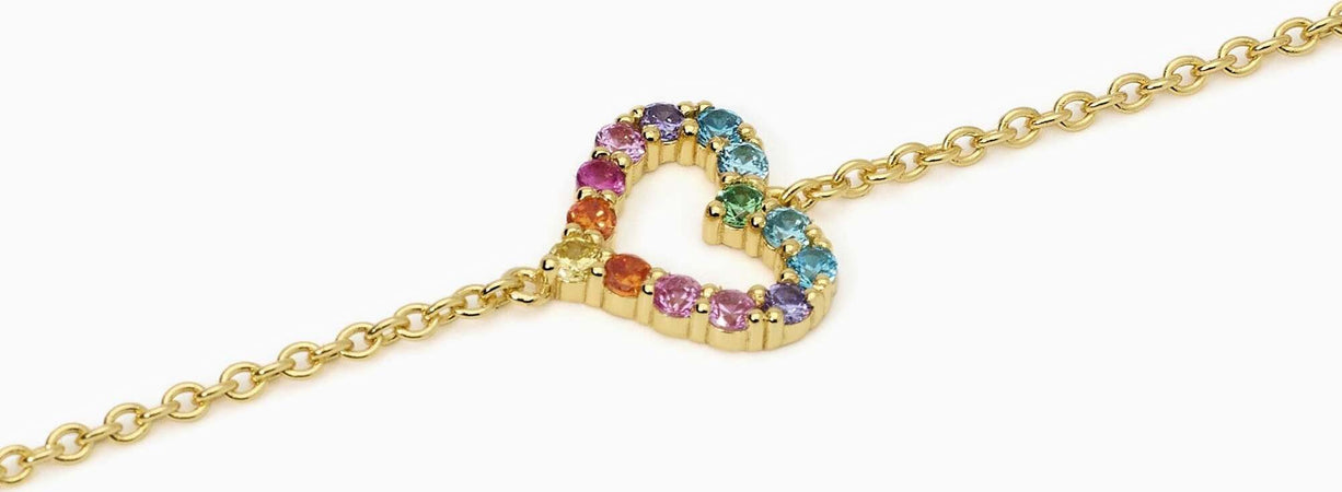 Mabina---Bracciale-donna-in-argento-placcato-oro-con-cuore