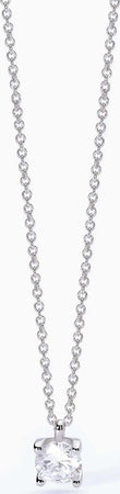 Mabina----Girocollo-in-argento-con-catena-forzatina-e-punto-luce-SHINY