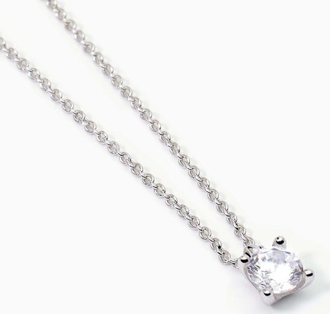 Mabina----Girocollo-in-argento-con-punto-luce-SHINY