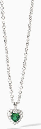 Mabina---Girocollo-in-argento-con-smeraldo-sintetico-a-forma-di-cuore