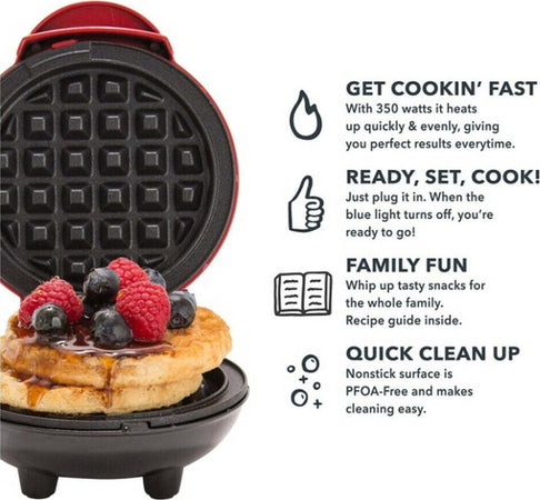 Macchina-Elettrica-Waffle-Maker-Antiaderente-Piastra-In-Ceramica-Di-Rame-Per-La-Casa