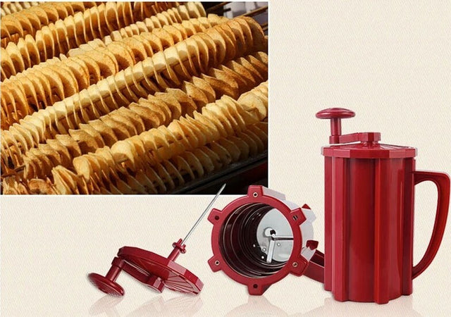 MACCHINA TAGLIA PATATE A SPIRALE TAGLIERINA MULTIFUNZIONE PER FRUTTA VERDURA Casa e cucina/Utensili da cucina/Affettaverdure e mandolini da cucina Trade Shop italia - Napoli, Commerciovirtuoso.it