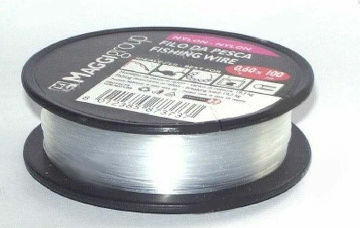 MAGGI-GROUP---FILO-DA-PESCA-IN-NYLON-0,60mm-x-100mt---COLORE-TRASPARENTE