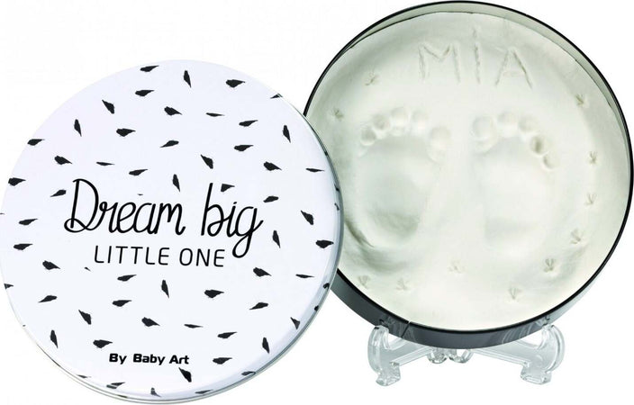 Magic Box Round Black & White Baby Art - Le Sue Impronte Prima infanzia/Regali per neonati/Kit per impronte bimbi La Casa Del Bebè - Napoli, Commerciovirtuoso.it