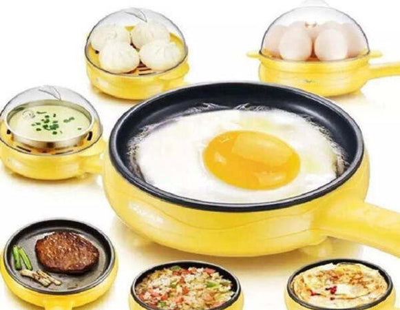 Magic-Pot-Egg-Pentola-Magica-Cuoci-Uova-Sode-Vapore-Doppio-Strato-Mini-Fornello