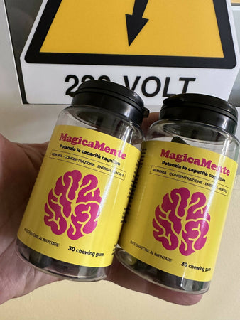 Magicamente Integratore Alimentare Memoria E Concentrazione Stanchezza Fisica 60 Gomme Da Masticare Salute e cura della persona/Vitamine minerali e integratori/Multivitamine e minerali Beauty Fashion Store - Palermo, Commerciovirtuoso.it