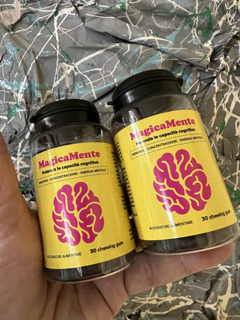 Magicamente Integratore Alimentare Memoria E Concentrazione Stanchezza Fisica 60 Gomme Da Masticare Salute e cura della persona/Vitamine minerali e integratori/Multivitamine e minerali Beauty Fashion Store - Palermo, Commerciovirtuoso.it