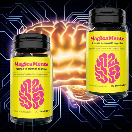 Magicamente Integratore Alimentare Memoria E Concentrazione Stanchezza Fisica 60 Gomme Da Masticare Salute e cura della persona/Vitamine minerali e integratori/Multivitamine e minerali Beauty Fashion Store - Palermo, Commerciovirtuoso.it