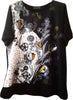 Maglia Donna Mezza Manica Girocollo Over Maglietta Maniche Corte Signora Fantasia Made in Italy T-Shirt Estiva Larga ART. 119065 maglia donna L'Orchidea - Siderno, Commerciovirtuoso.it