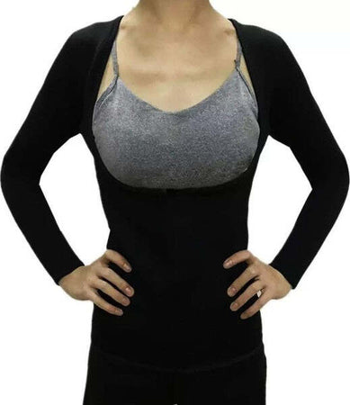 Maglietta-Modellante-Nero-Shapers-Sostegno-Seno-Braccia-Spalle-Tg.-L/xl-Shaper