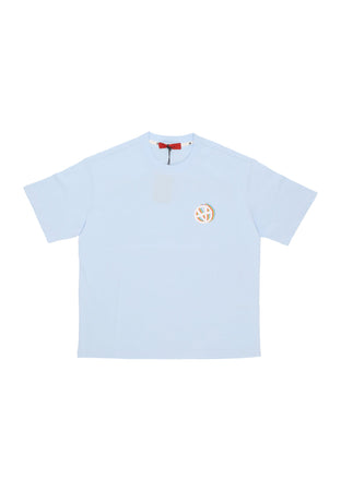 ACUPUNCTURE Maglietta Uomo Inverted Emblem Tee Baby Blue da uomo