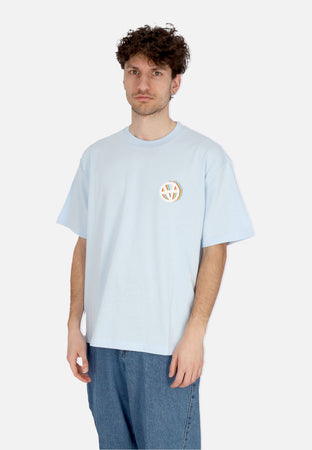 ACUPUNCTURE Maglietta Uomo Inverted Emblem Tee Baby Blue da uomo