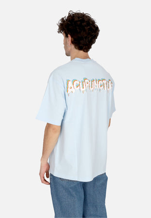 ACUPUNCTURE Maglietta Uomo Inverted Emblem Tee Baby Blue da uomo